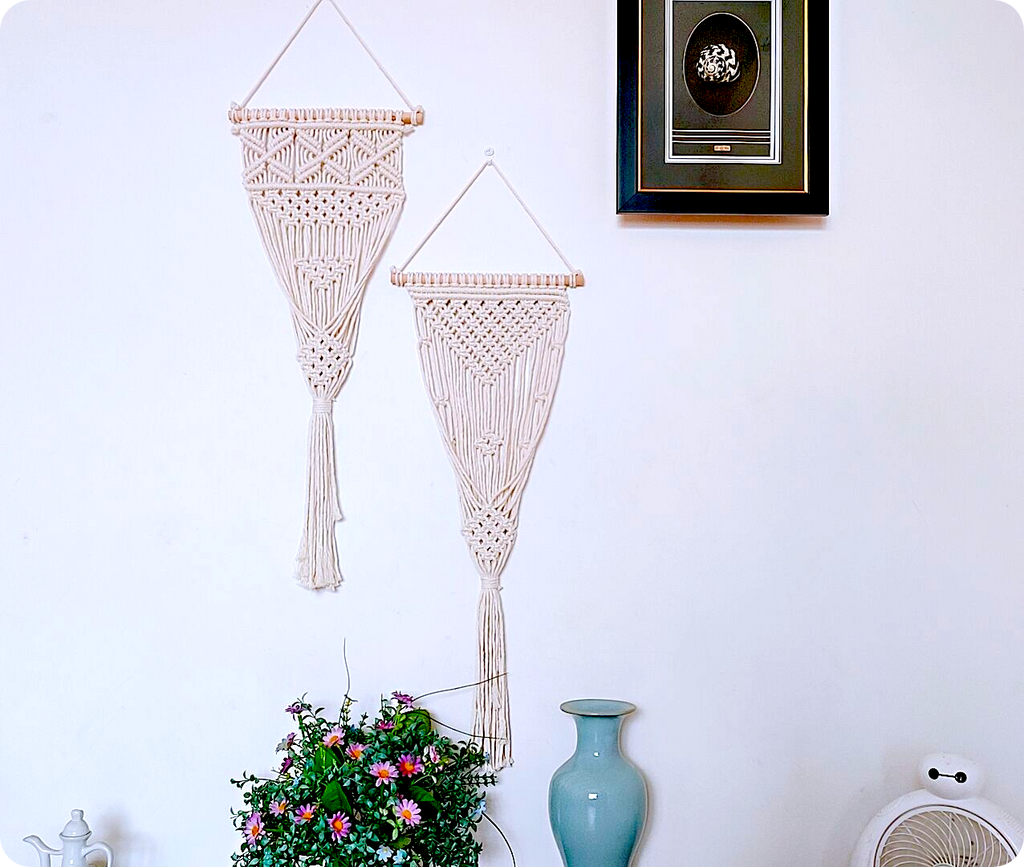 מקרמה לעציץ קטן VIVIAN