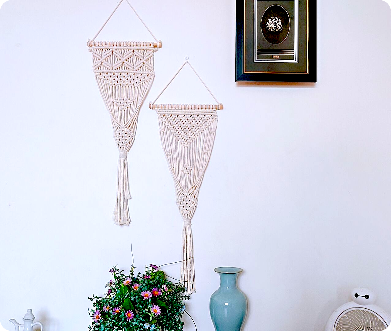 מקרמה לעציץ קטן VIVIAN