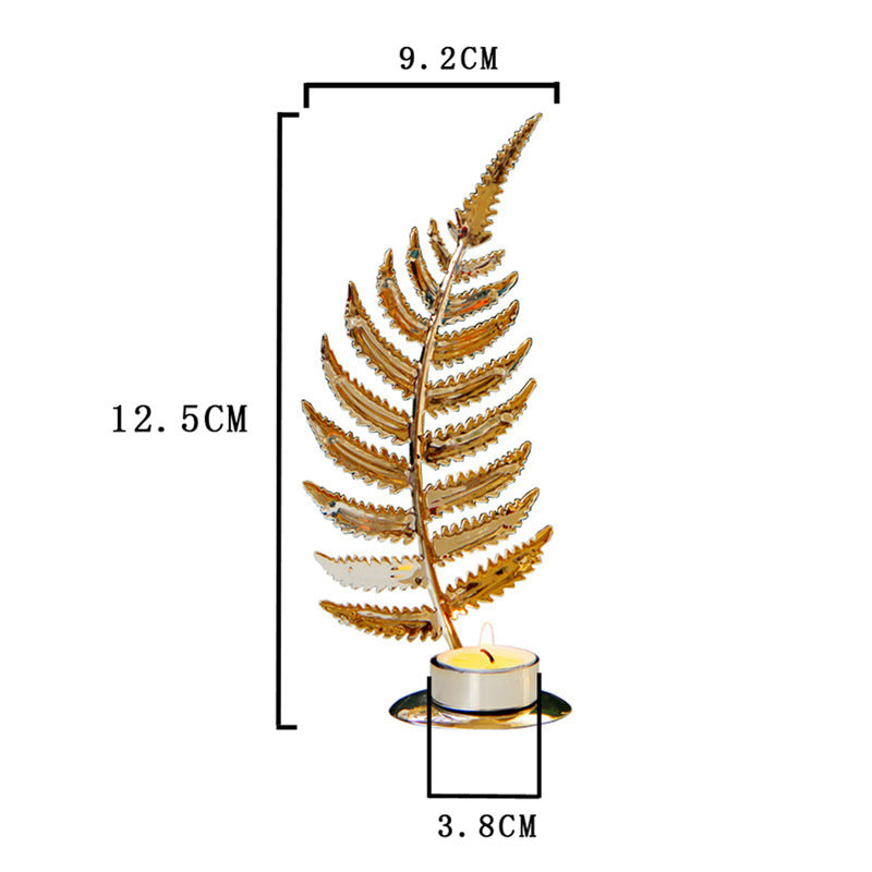 מחזיק נר מתכת GOLDEN