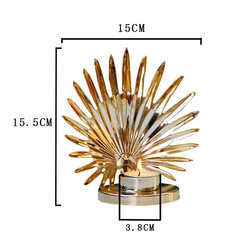 מחזיק נר מתכת GOLDEN