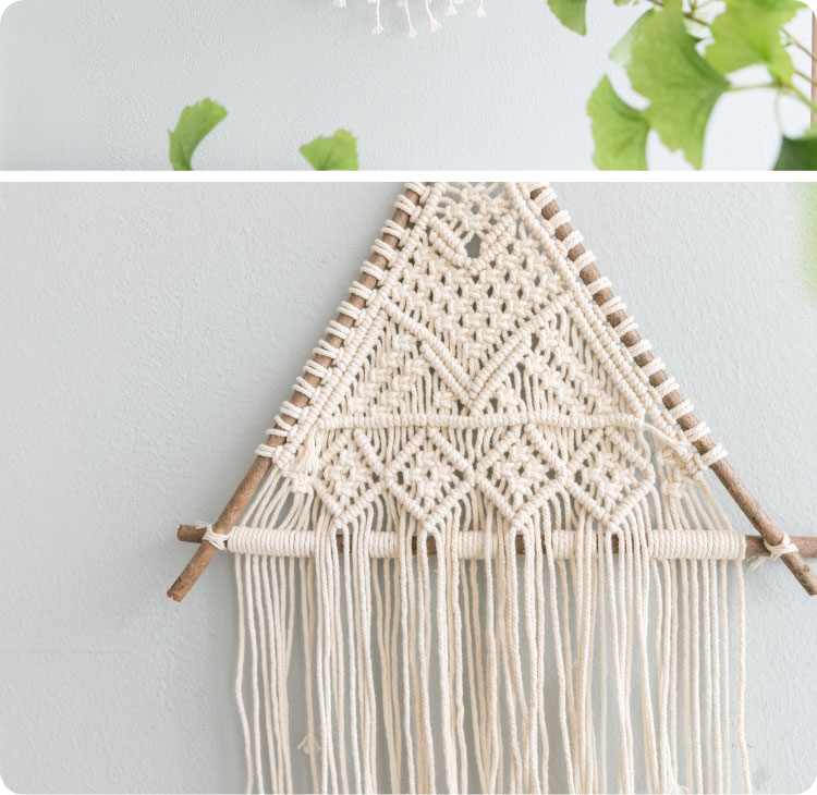 קישוט מקרמה על ענף עץ RILEY