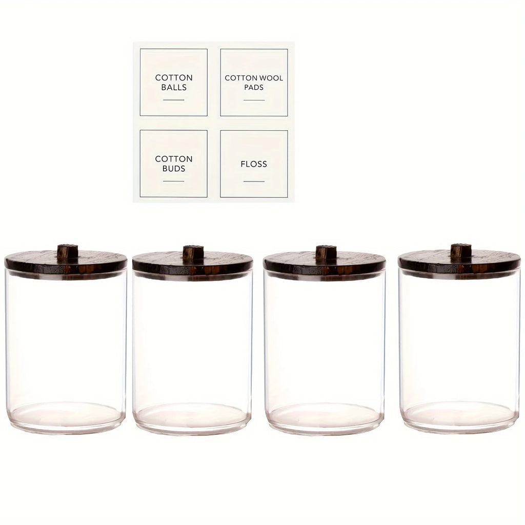 צנצנות אחסון לחדר האמבטיה