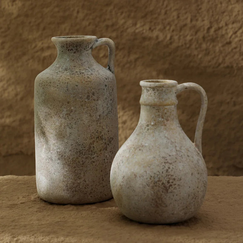 צנצנות פוטרי בסגנון רטרו