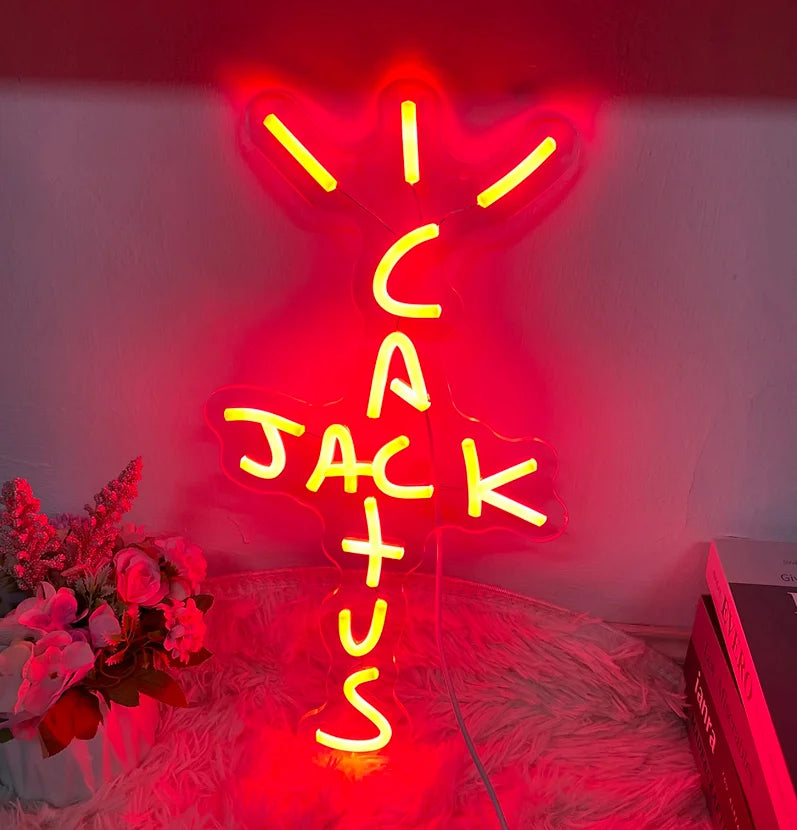 CACTUS JACK -  שלט neon