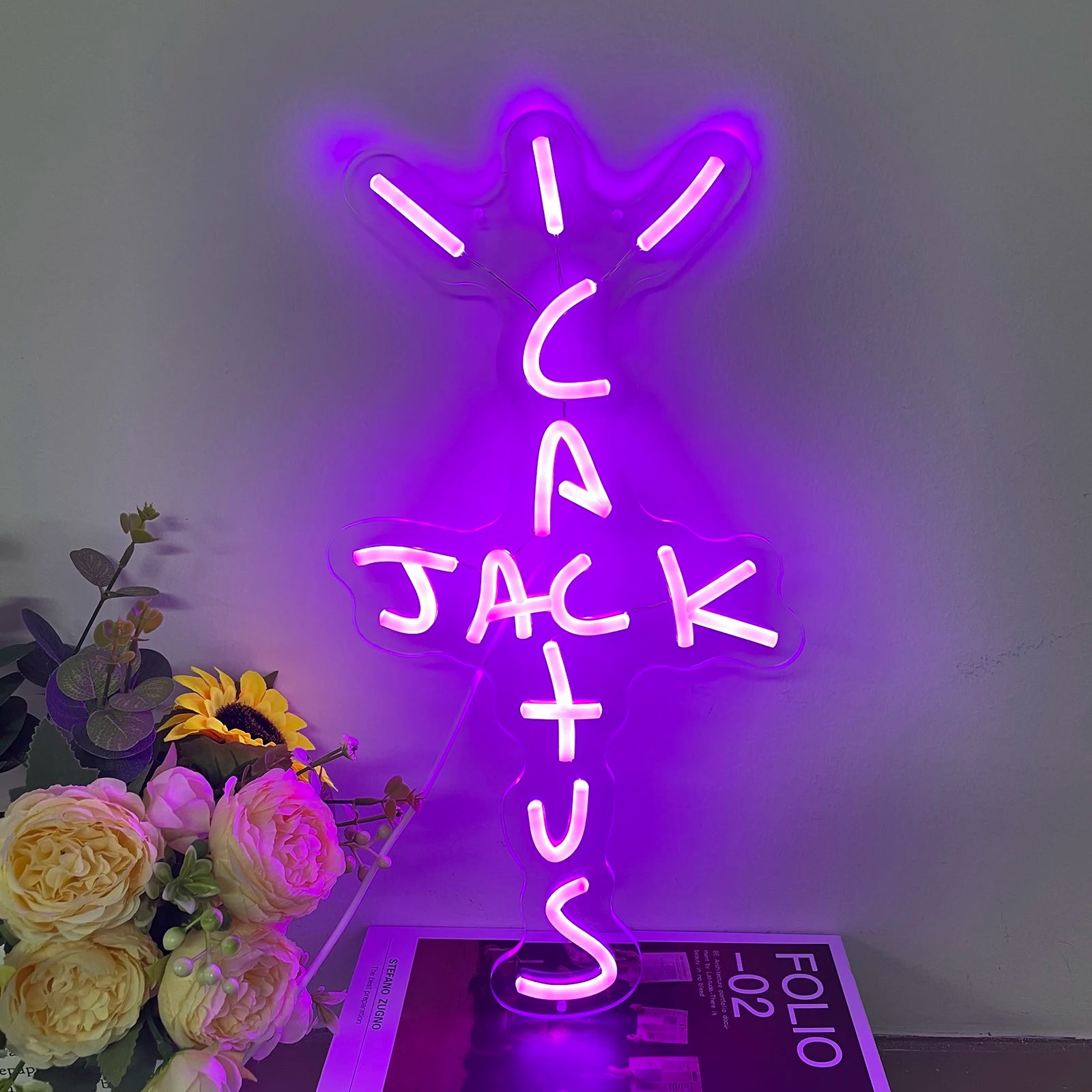 CACTUS JACK -  שלט neon