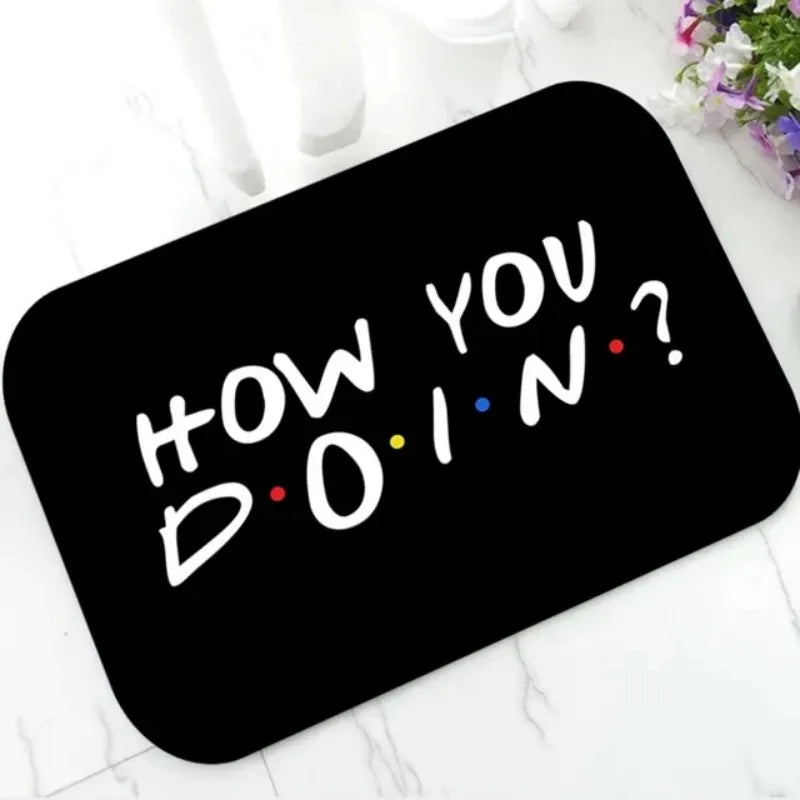 שטיח וינטג' בעיצוב התכנית חברים