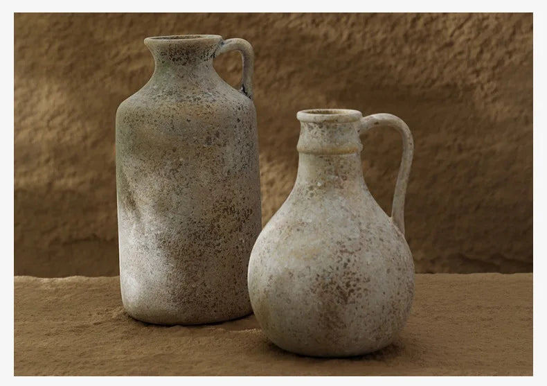 צנצנות פוטרי בסגנון רטרו