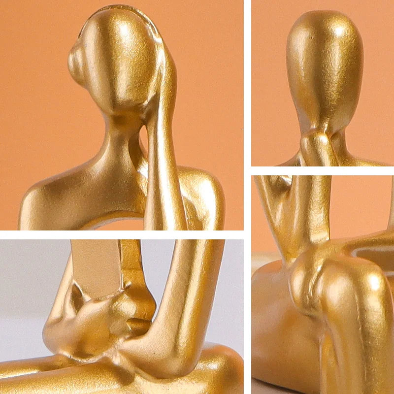 פסל שלוש דמויות יוקרתי