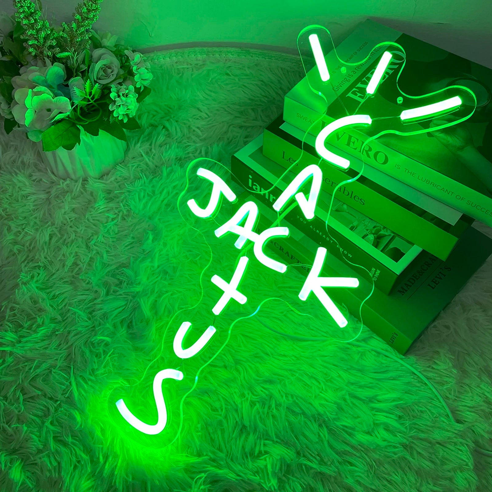 CACTUS JACK -  שלט neon