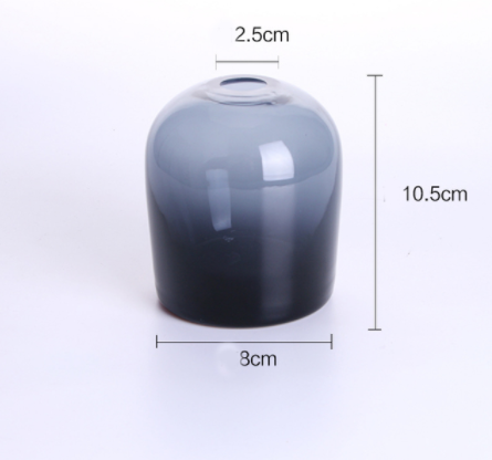 אגרטל זכוכית לפרחים ב-4 צבעים